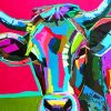 Colorful Abstract Cattle Diamond Paintings