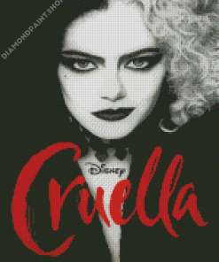 Cruella Character Diamond Paintings