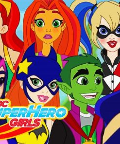 Dc Super Hero Girls Diamond Paintings