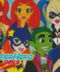 Dc Super Hero Girls Diamond Paintings