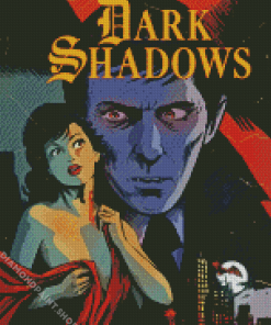 Dark Shadows Vintage Poster Diamond Paintings