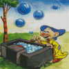 Dopey Blowing Bubles Diamond Paintings