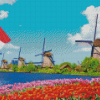 Dutch Windmill Diamond Paintings