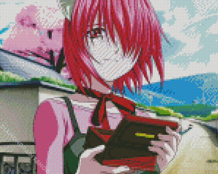 Elfen Lied Anime Paint By Numbers 