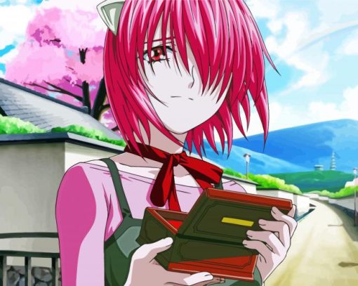 Lucy Elfen Lied Anime Diamond Paintings