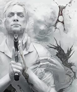 Evil Within Game Poster Diamond Paintings