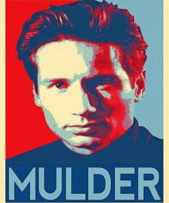 Fox Mulder Poster Diamond Paintings