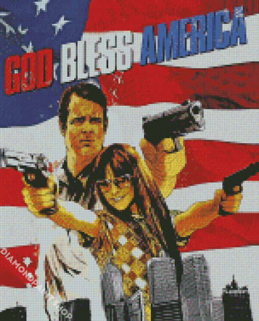 God Bless America Poster Diamond Paintings