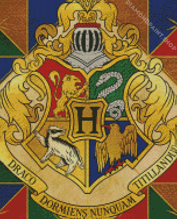 Hogwarts Crest Diamond Painting