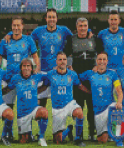 Italy National Footballers Diamond Paintings