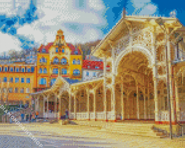 Karlovy Vary Market Diamond Paintings