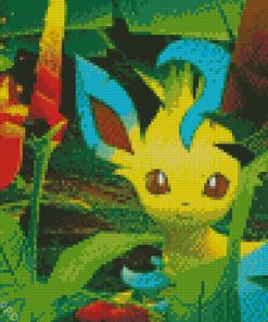 Leafeon Pokemon Diamond Paintings