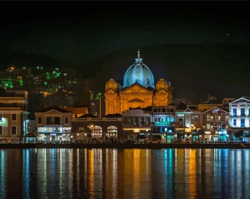 Lesbos At Night Diamond Paintings