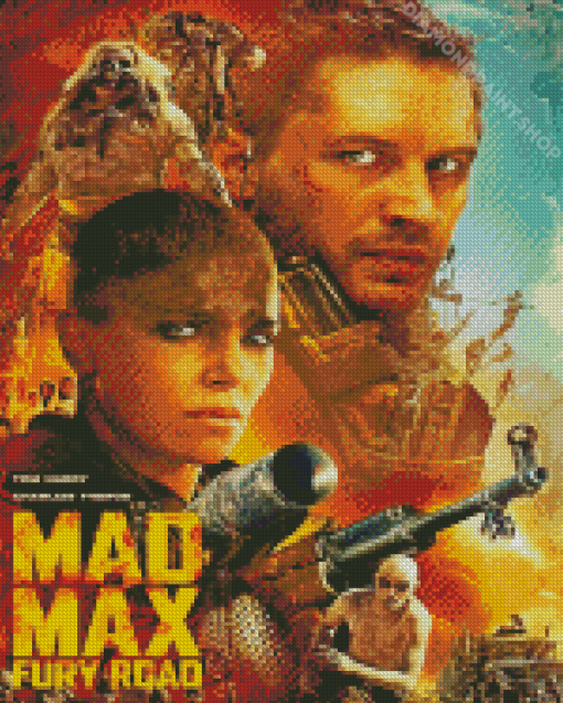 Mad Max Poster Diamond Paintings