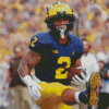 Michigan Wolverine Player Diamond Paintings