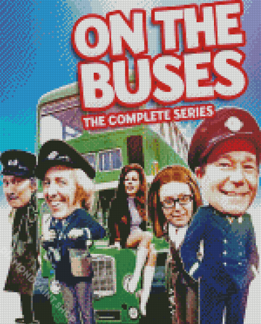 On The Buses Poster Diamond Paintings