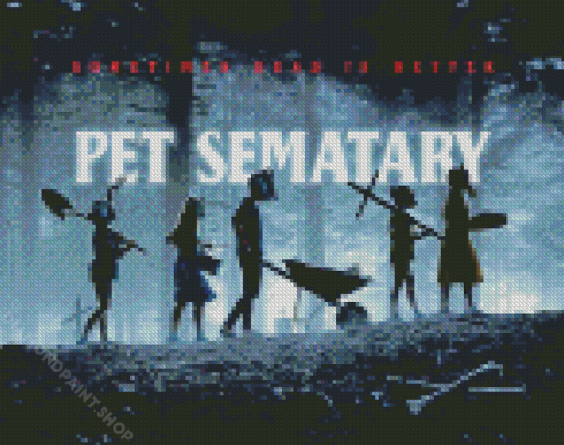 Pet Sematary Movie Poster Diamond Paintings