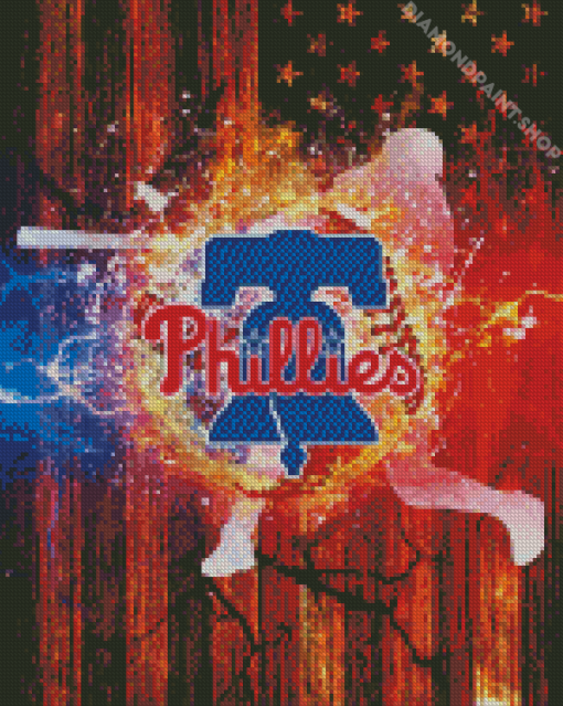 Philadelphia Phillies Poster Diamond By Paintings
