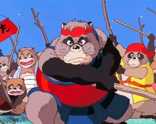 Pom Poko Character Diamond Paintings