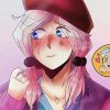 Raspberry Beret Anime Girl Diamond Paintings