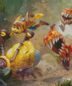 Ratchet And Clank Game Diamond Paintings