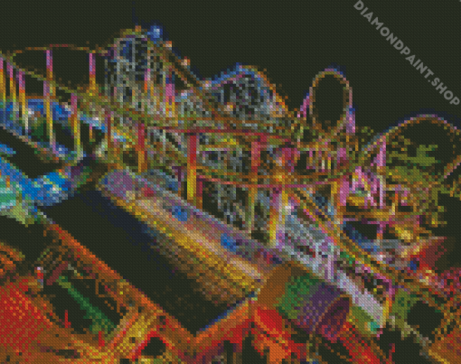 Roller Coster Diamond Paintings