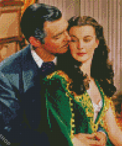 Scarlet Ohara And Rhett Butler Diamond Paintings