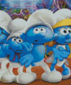 The Smurfs Characters Diamond By Paintings