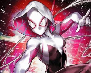 Spider Gwen Animation Diamond Paintings