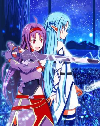 Sword Art Online Anime Characters Diamond Painting 