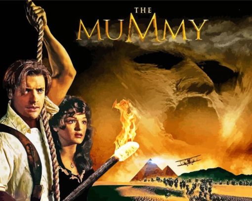 The Mummy Movie Poster Diamond Paintings