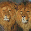 The Two Lions Diamond Paintings