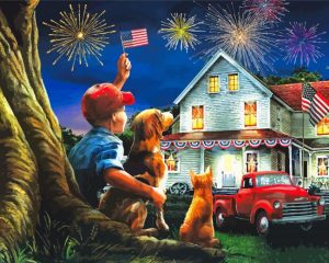 Aesthetic 4th Of July Diamond Paintings