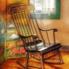Vintage Rocking Chair Diamond Paintings
