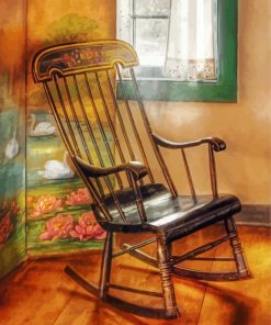 Vintage Rocking Chair Diamond Paintings