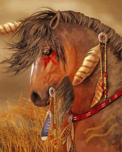 Aesthetic War Pony Diamond Paintings