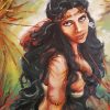 Wild Woman Art Diamond Paintings