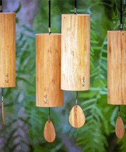 Wooden Wind Chimes Diamond Paintings
