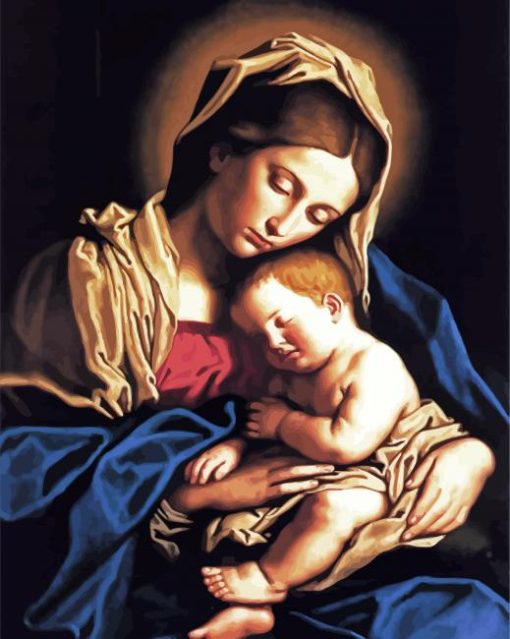 Blessed Mother Diamond Paintings