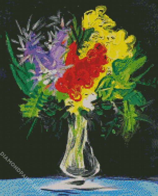 Flowers Picasso Art Diamond Paintings