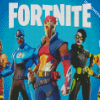 Fortnite Game Poster Diamond Paintings