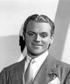 Monochrome James Cagney Diamond Paintings