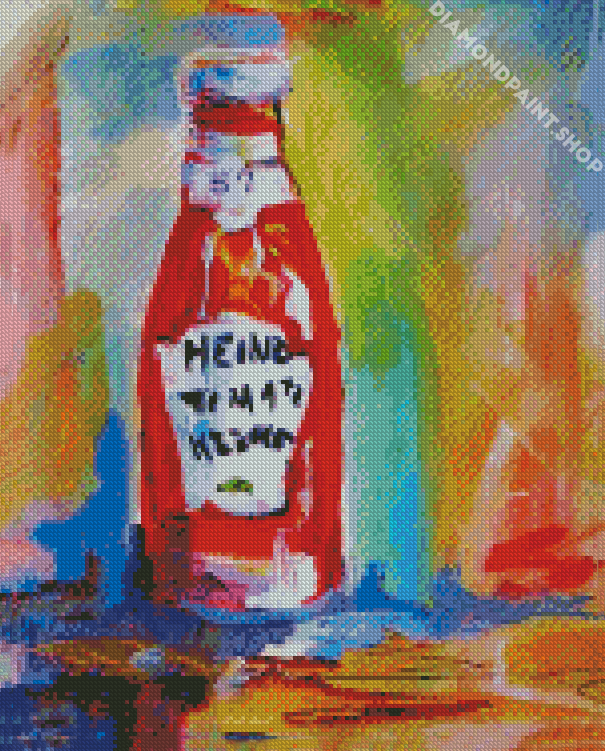 Ketchup Bottle Diamond Paintings