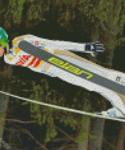 Ski Jumper Diamond Paintings