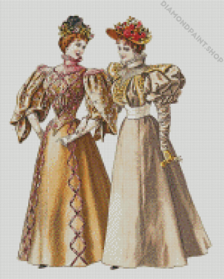 Victorian Ladies Diamond Paintings