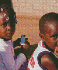 African Children Diamond Paintings