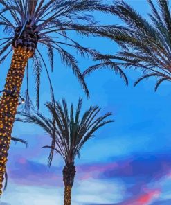 Aesthetic Palm Trees Diamond Paintings