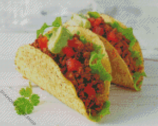 Tasty Tacos Diamond Paintings