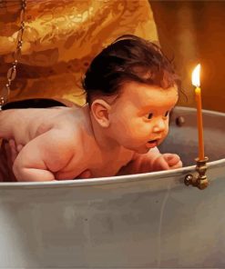 Baby Baptism Diamond Paintings