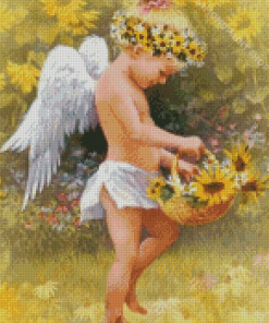 Sunflower Angel Diamond Paintings